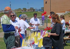 Registration table was busy