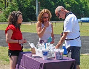 One of the vendor's table